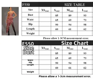 Size guide for a strapless leopard print party dress showing measurements in centimeters