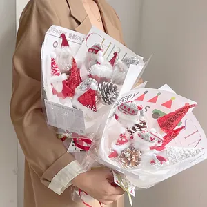 Papier Emballage Floral Noël Papier Spécial Semi Imperméable Emballage Cadeau Fleur Minimaliste Impression Lettre Décor Bouquet
