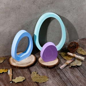 Stampi in silicone per uova di Pasqua vuote 3D per decorazioni da tavolo fai-da-te