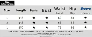 Tableau des tailles avec mesures de longueur, taille et hanches pour cette robe longue sexy