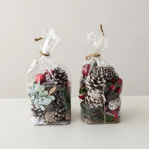 Kerst Dennenappel Decoratie DIY Materiaal Pak Pastorale Stijl Natuurlijke Decoratieve Ambachten Voor Feestelijke Huis Scène Lay-Out