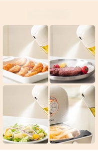 Glass oil sprayer for cooking, olive oil dispenser bottle for kitchen air fryer salad BBQ