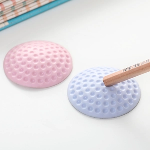 Paracolpi a muro in silicone rosa e blu per maniglie e riduzione del rumore d'urto