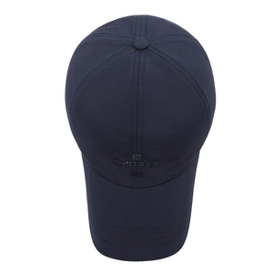 Navy blue breathable quick-dry baseball cap with R Sports embroidery and curved brim