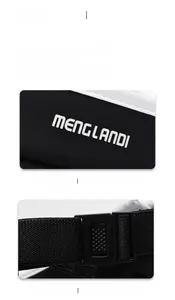 Detail showing adjustable buckle and breathable ice silk fabric of the sun visor hat