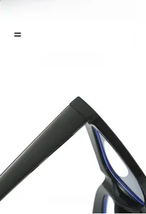Detail of vintage square glasses frame showing the lightweight and elastic hinge structure