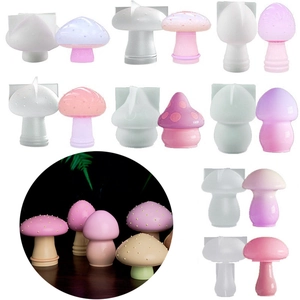 Stampi In Silicone A Fungo 3D DIY Resina Candela Sapone Strumento Di Produzione Scatola Di Immagazzinaggio Modello Riutilizzabile Resistente Al Calore