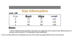 Detailed size chart for the vintage ink splash stretch bodycon dress showing CM measurements