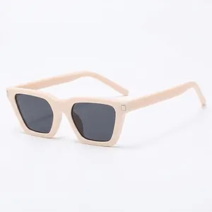 Square Fashion Sunglasses UV400 Protection PC Frame AC Lens Vintage Big Frame Versatile Elegant Eyewear Women