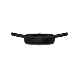 Waterproof black silicone AirTag protective case with wing attachments for pet collars