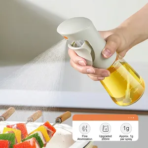 Spruzzatore olio alimentare da 200ml per cucina con nebulizzazione fine da 1g per pasto