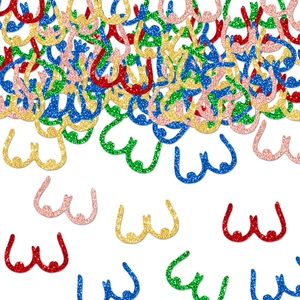 Funny Breast Shaped Confetti Glitter Paper Table Scatters For Bachelorette Hen Party Adult Birthday Naughty Decor