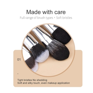 24-piece professional makeup brush set with soft fiber bristles for flawless application