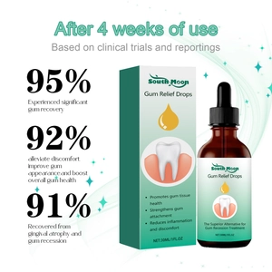 South Moon gouttes pour gencives 30ml, sérum de soin buccal pour la santé des gencives.