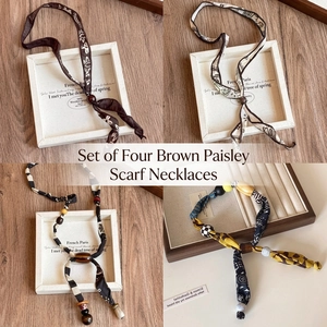 Collier Pendentif Coeur Bohème Vintage Tissu Perles En Bois Réglable Ethnique Rétro Bijoux De Cou Pour Femmes