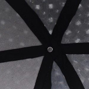 Detailed interior of the baseball cap showing reinforced seams and breathable mesh lining