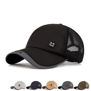 Schnelltrocknende Mesh-Baseballkappe für Outdoor-Sportarten in verschiedenen Farben