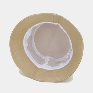 Chapeau bob kaki avec doublure en maille respirante blanche pour protection solaire été