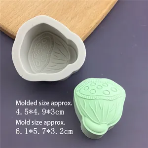 Chinese style lotus pod silicone mold for handmade soap candle and cake making