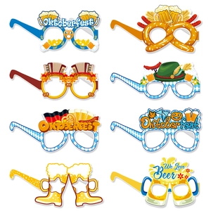 Lunettes De Fête Oktoberfest Papier Accessoires Photo Design Chope De Bière Pour Célébration Festival Munich