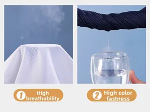 Quick-dry bathrobe fabric showing strong breathability and high color fastness properties