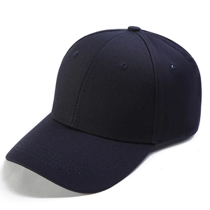 Klassische dunkelblaue Baseballkappe mit verstellbarer Öffnung und Baumwoll-Twill-Stoff