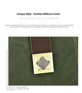 Detailed macro view of green lychee leather texture with yellow stitching and gold buckle