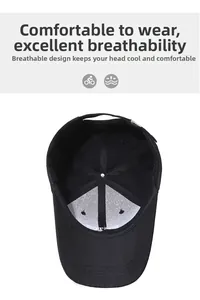 Dettaglio interno del cappello con struttura rinforzata e occhielli metallici traspiranti