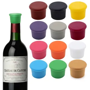 Wine Bottle Stopper Food Grade Silicone Leak Proof Reusable Airtight Freshness Preservation Cap Beverage Beer