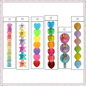Novelty Stackable Highlighters Colorful Detachable Marking Pens Cartoon Bear Heart Shape For Students Kids Stationery