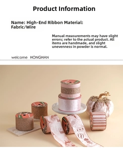 Pink and rose gold Christmas ribbon rolls with glitter reindeer and snowflake patterns