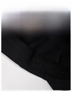 Detail shot of the wide moisture-wicking sweatband inside this quick-dry flat top cap