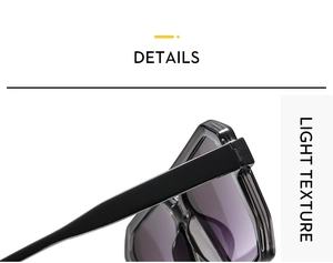 Macro detail of high-quality double-bridge aviator sunglasses hinge and thick resin frame