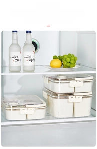 Stackable airtight spice containers with -20°C low temperature resistance for freezer use