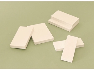 Detailed view of various rectangular wooden blocks for DIY dollhouse miniature staircase