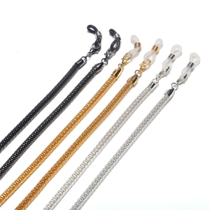 Eyeglasses Chain Metal Mesh Weave Lanyard Anti-Lost Non-Slip Holder For Sunglasses Reading Glasses