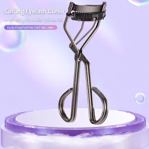 Professional Eyelash Curler Carbon Steel Integrated Comb Design For Long Lasting Natural Curl Wide Angle Makeup Tool Women