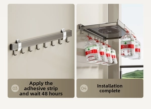 Strong load-bearing test of gray folding drying rack with 30kg weight on a mesh shelf