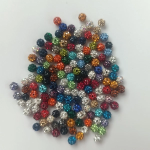 Bunte 8mm Kristall Tonperlen Mischung für die DIY-Schmuckherstellung und Basteln