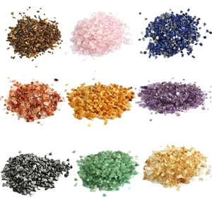 Natural Crystal Stone Chips Irregular Crushed Gemstones For DIY Jewelry Making Craft Materials Reiki Healing Home Decor