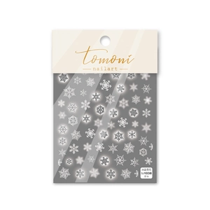 Japanese style ultra-thin 5D nail art stickers with ice crystal snowflake patterns