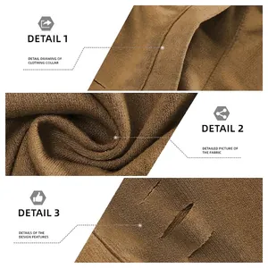 Brown breathable summer shorts with side pockets and premium knit texture