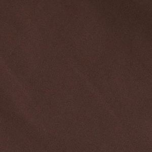 Makroaufnahme von dunkelbraunem, fein gewebtem Baumwollstoff und Texturdetails