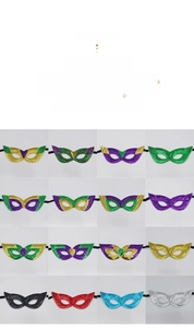 Mardi Gras Pailletten Masker Carnaval Kostuum Oogmasker Glitter Feest Accessoire Glanzend