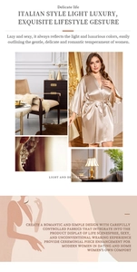 Luxurious champagne gold satin robe for women with elegant tie waist and silky drape