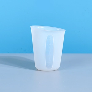 Silicone Measuring Cup Flexible Translucent With Scale For Baking DIY Resin Craft Kitchen Tool