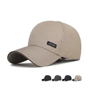 Herren Baseballkappe Verstellbar Sonnenschutz Polyester Baumwolle Twill Buchstaben Aufnäher Lässige Outdoor Sportmütze