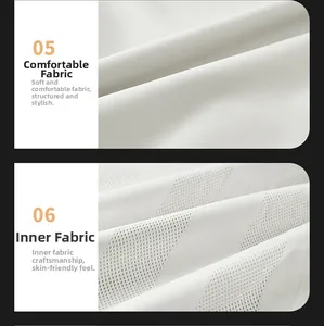 Detail der Outdoor-Weste mit atmungsaktivem Netzfutter und robuster Stofftextur