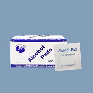 75% isopropyl alcohol pads in individual packets for sanitizing jewelry and screens