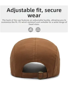 Dettaglio della fibbia in metallo e trama in saia sul cappellino vintage marrone